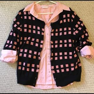 Shirt with Coordinating Sweater